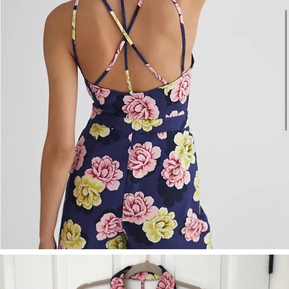 Anthropologie Maeve Retro Collared Romper - Picture 7 of 11